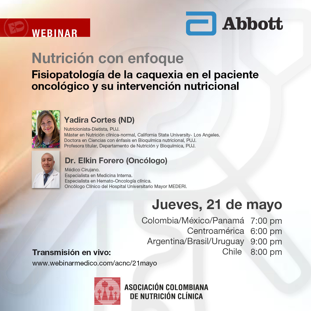 Fisiopatología de la caquexia en el paciente oncológico y su intervención nutricional